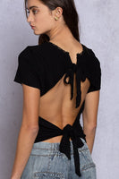 Simple Open Back Tee
