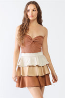 Strapless Twist Bodysuit