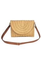 Straw Crossbody Clutch