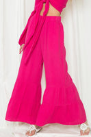 Free Flowing Ruffle Pants