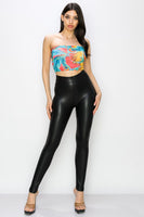 New Vegan Leather Leggings
