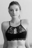 High Neck Lace Bralette